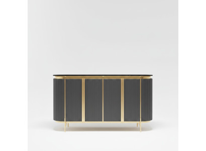 Dressoir Sideboard Luxe Designer Houten Regaal Kast Meubels Grijs Commode