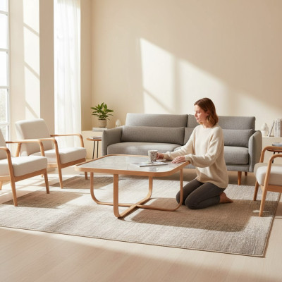 Ontwerp woonkamertafel salontafel luxe koffietafel tafel 90x45cm
