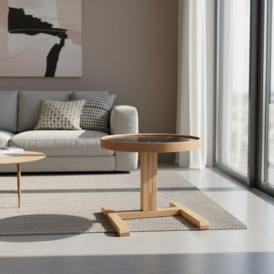 Salontafel Rond Woonkamer Bijzettafel Designer Inrichting Nieuw Meubels