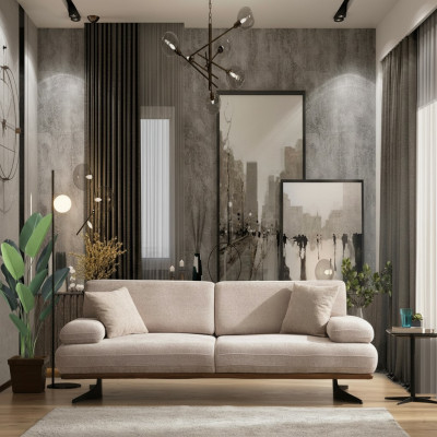 Woonkamer Modern Dries Zitsbank Bank Ontwerp Gestoffeerde Bankstellen Luxe Meubels