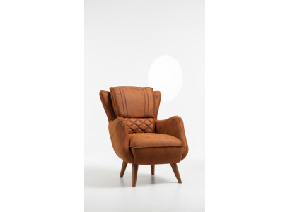 Fauteuil Ontwerp Bank Luxe Woonkamer Bekleding Zitter Modern Nieuw Meubelen