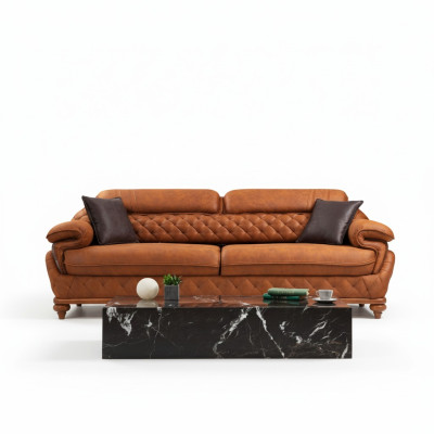Driepersoonsbank Bank Woonkamer Bankstellen Modern Design Luxe Meubels