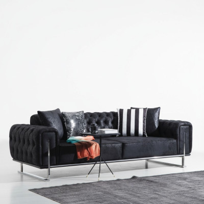 Driezitsbank Bank Ontwerp Chesterfield Luxury Meubels Bankstel Woonkamer