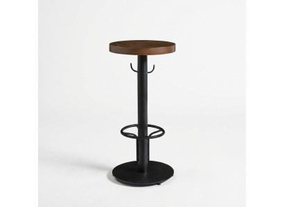 Bartafel Rond Staande Tafel Modern Hout Bruin Meubels Nieuw Luxe Ontwerp