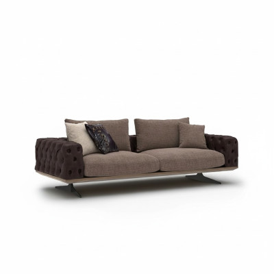 Luxe woonkamer bank driezitsbank Modern design Gestoffeerde bankstellen Nieuw