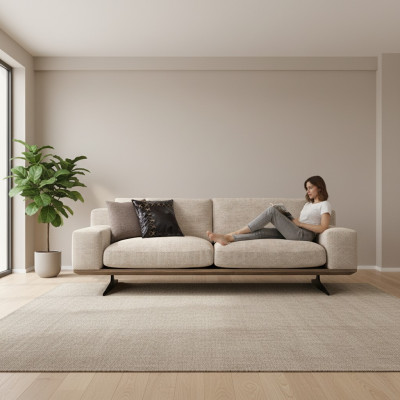 Bankstel Driepersoons Woonkamer Modern Design Luxe Bank Nieuw