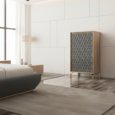 Nieuwe luxe commode slaapkamer modern design kast houten meubels