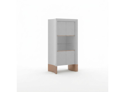 Luxe meubels vitrinekast design houten kast eetkamervitrines glas nieuw.
