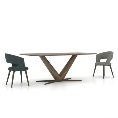 Compleet set eetkamer eettafel 4x stoelen design luxe tafel inrichting 
