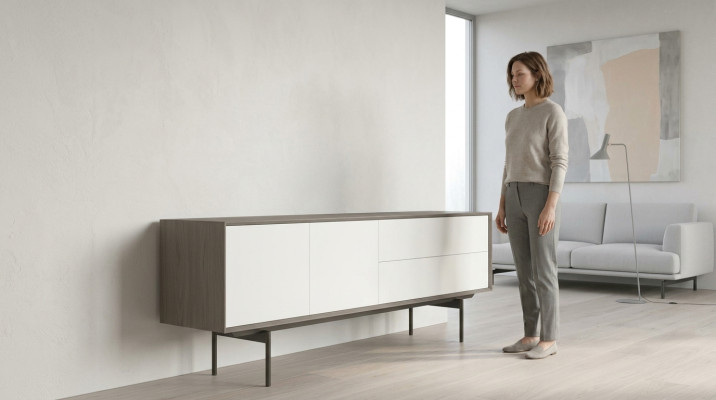 Eetkamermeubilair Sideboard Modern Houten Kast Ontwerp Inrichting