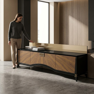 Modern woonkamer tv-standaard design meubilair tv-kast houten meubelen nieuw.