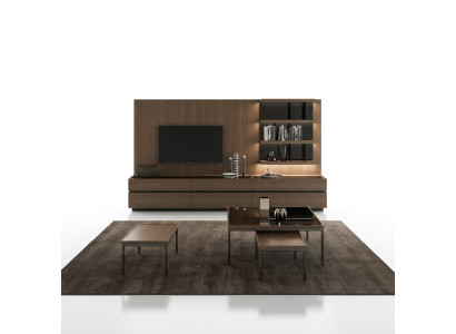 Houten meubels Woonkamer Luxe Wandmeubel Modern Design Inrichting Nieuw