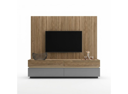 Woonwand TV wand Houten Stijl Modern Woonkamer Meubels TV Stand Nieuwe Inrichting