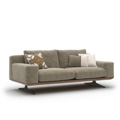 Moderne gestoffeerde bank Tweezitsbank Bank Woonkamermeubilair Design interieur