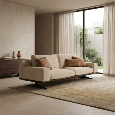 Woonkamer Bank Driezits Bank Stoffen Meubel Gestoffeerde Bank Designer Inrichting  Woonkamer Bank Driezits Bank Stoffen Meubel Gestoffeerde Bank Designer Inrichting