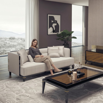 Woonkamer Modern Wit Bank Driezits Bank Designer Meubels