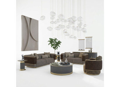 Woonkamer meubels bankstel bankstel set tweezits driezits bank bank luxe stoel
