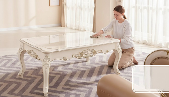 Salontafel in de woonkamer chique design chique meubels nieuwe luxe