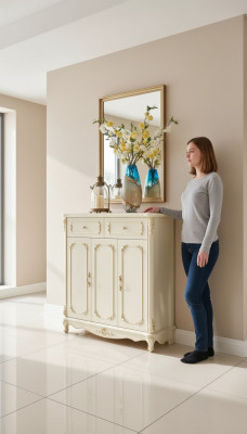 Dressoir voor de woonkamer Klassieke meubels Luxueus interieur Nieuw