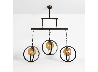 Plafondlamp Kroonluchter Glas stijlvol in huis voor de woonkamer.