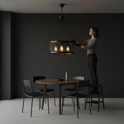 Plafondlamp Een modern luxueus nieuw stijl hanglamp ontwerp woonkamer