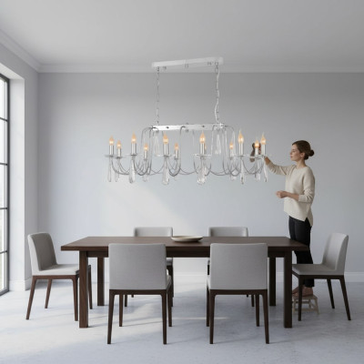 Lamp Hanglamp Kroonluchter Kristallen Lamp Plafondlamp Lampen 106x80