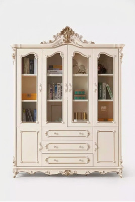 Wit boekenrek voor woonkamer klassieke meubels luxe meubels nieuw