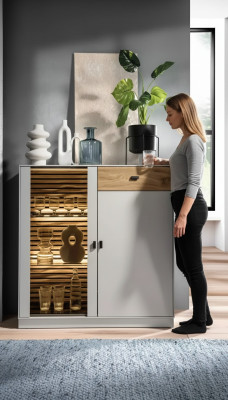Dressoir Luxe Sideboard Ontwerp Moderne Commodes Hout Inrichting