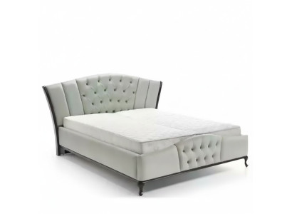 Beddengoedontwerp luxe dubbele hotelbedden Chesterfield houten meubels nieuw
