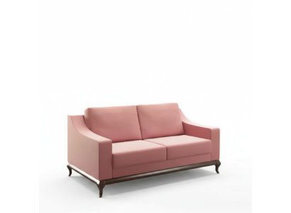 Moderne bank 2-zits woonkamerontwerp meubels stijl modern nieuw roze luxe