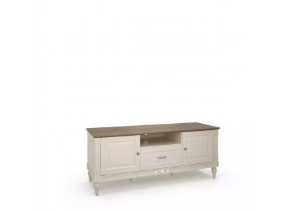 Tv-standaard, dressoir, houten tafel, wandplank, modern tv-standaardontwerp.