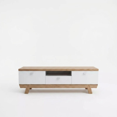 Woonkamer tv-standaard televisie witte standaard kast meubels hout rtv  Woonkamer tv-standaard televisie witte standaard kast meubels hout rtv