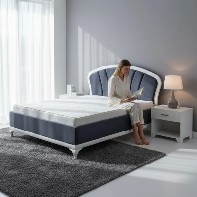 Moderne bed luxe bedden meubels hotel textiel slaapkamer 180x200cm