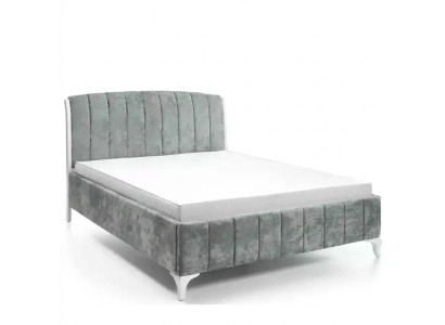 Luxe slaapkamerbedden grijs tweepersoonsbed houten bedden bedframe bed