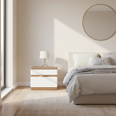 Nachtkastjes bijzettafel Nachtkonsoles Houten design nachtkastje