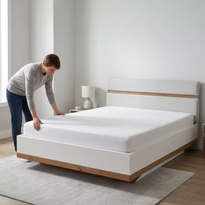Luxe slaapkamerbedden hotelbed ontwerpinrichting dubbel
