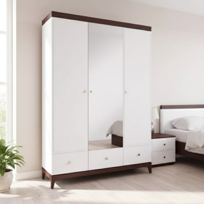 Ontwerper hoogglans kledingkast kasten slaapkamer meubels hout luxe wit
