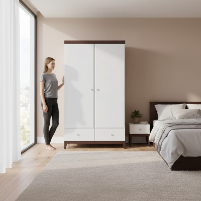 Kledingkast Slaapkamer Kast Wit Modern Hout Luxe Kasten