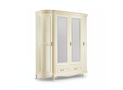 Kledingkast luxe Wit slaapkamer kast Houten meubelen Kasten