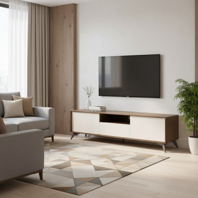 TV-meubel Lowboard wandmeubel Modern Design dressoir hout