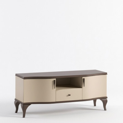 TV-stand woonkamer beige meubels hout sideboard stijl modern