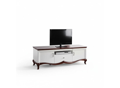 rtv Lowboard tv-standaard Sideboard Hout Luxe wit Woonkamer kast