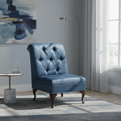 Fauteuil Design Bank Zitter Lounge Club Bekleding Luxe Oor Zit Ontspannen