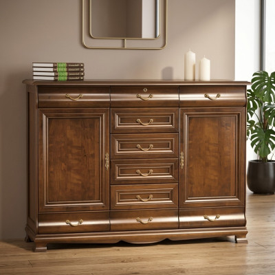 Kommode Echtholz Schrank Eiche Holz Kommoden Sideboard Sideboards  Dressoir echt hout kast eikenhout dressoirs sideboard sideboards