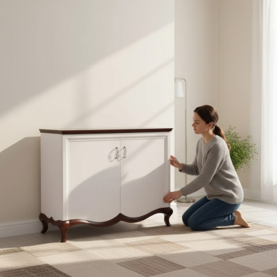 Luxe slaapkamer commode met houten kast design meubels hout