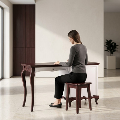Klassiek bureau Luxe kantoormeubilair van wit hout Exclusief