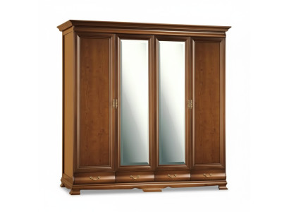 Kledingkast Slaapkamer Kast bruine kleur Barok Rococo Kasten