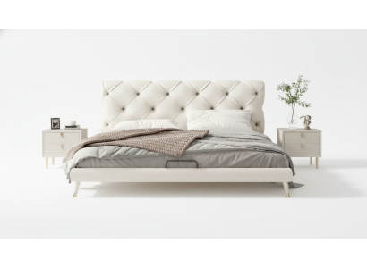 Modern bed luxe slaapkamer bedden stijl bedframe meubels inrichting