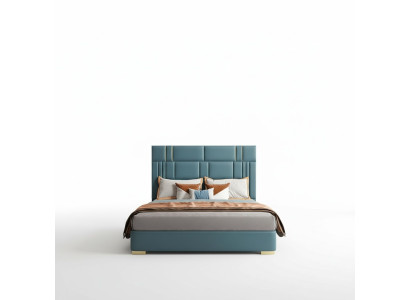 Slaapkamerset Designer Luxe Groep Garnituur Nieuw Bed 2x Nachtkastje 3-delig.