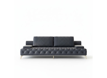Bank 3-zits meubels leer driezitter bankstellen woonkamer stijl 3-zits Chesterfield